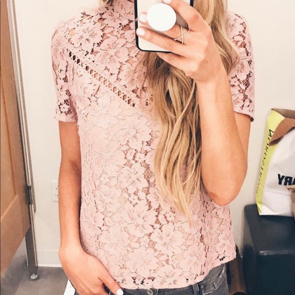 WAYF lace top